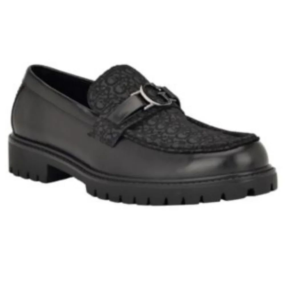 BRAND NEW GUESS MEN'S DRUU BRANDED LUG SOLE DRESS LOAFERS